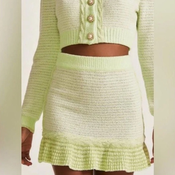 Loveshackfancy Heiress Mini Skirt - Picture 1 of 5